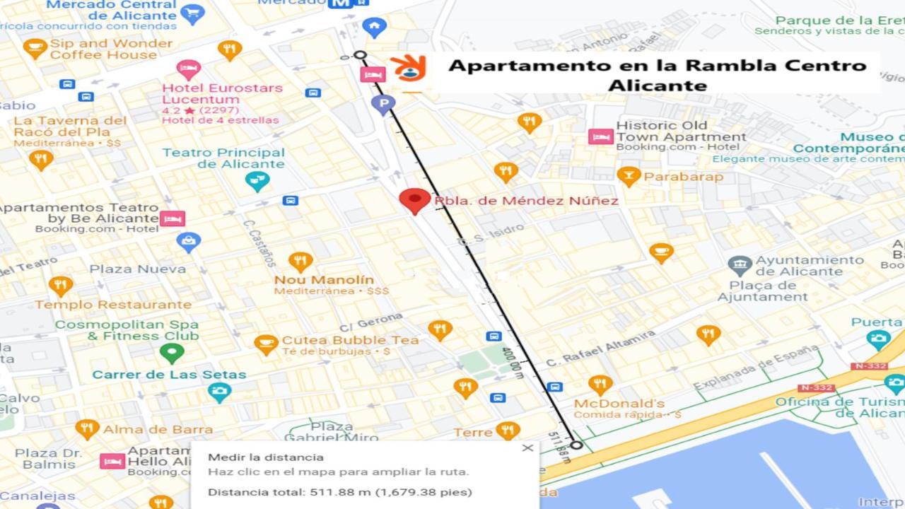 Apartamento En La Rambla Centro Alicante C Exterior foto